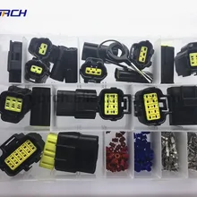 226 шт. 1,8 мм AMP Tyco Водонепроницаемый разъем электрические провода комплекты разъемов с обжимной клеммой и резиновыми уплотнениями