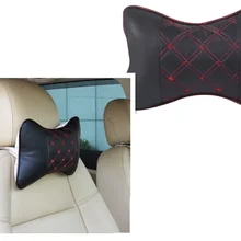 Автомобильная форма подголовника сиденья шеи Кожа универсальная «дышащая» подушка для Opel Astra g/gtc/j/h Corsa Antara Meriva Zafira Insignia