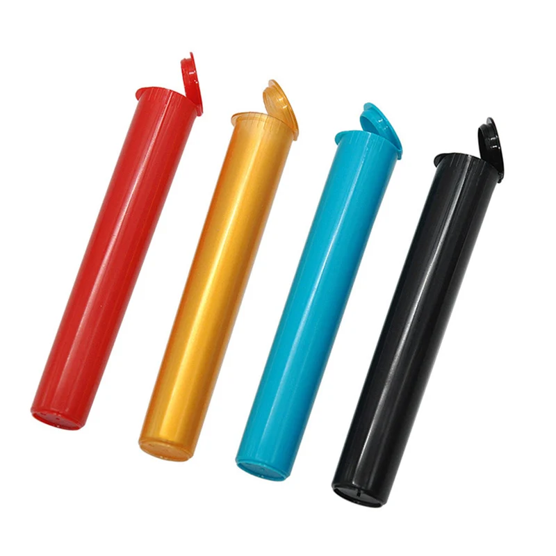 

116MM Tube Doob Vial Waterproof Airtight Smell Proof Odor Sealing Herb/Spice Container Storage Case Color Random