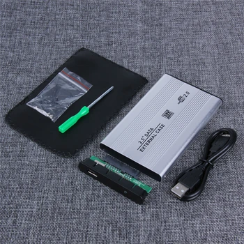 

USB 2.0 2.5" SATA External Case HDD Enclosure 2.5 inch Hard Driver Enlosure for PC Laptop Hard Disk