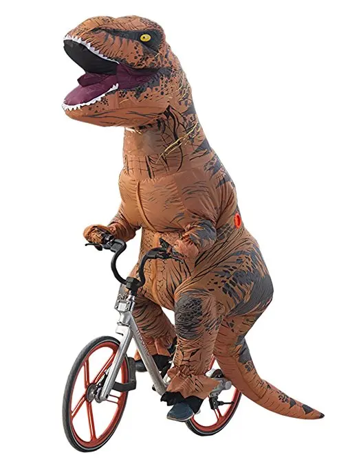OISK надувные костюмы T REX для взрослых костюм динозавра T-Rex Хэллоуина маскарадные