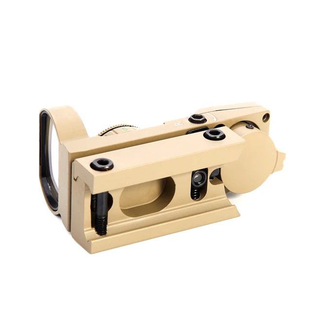 Visor de punto rojo reflejo 4 retícula alcance táctico 20mm Rail Gun Riflescope holográfico colimador mirilla caza óptica Rifle alcance - Imagen 5