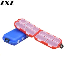 10 шт. 10 сеток рыболовные снасти Коробка для хранения приманка крючковая снасть приманка пластиковый ящик для хранения необходимый инструмент Размер S удобный