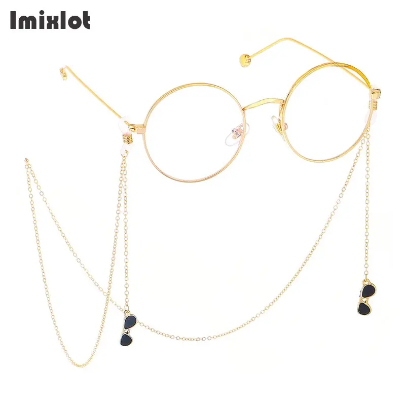 Gold Glasses Chains Pendant Sunglasses Lanyard Strap Necklace Eyeglass