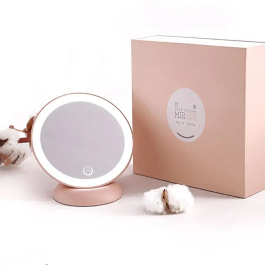 Vergrootglas Spiegel LED Make Up Spiegel Wall Mount 360 Roterende