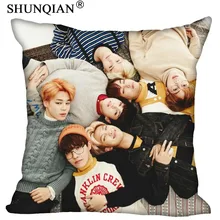 

Custom Pillowcase BTS Square Zipper Pillow Cover 35X35,45X45,60X60cm(Two Sides) Print Your Pictures Pillow Cases
