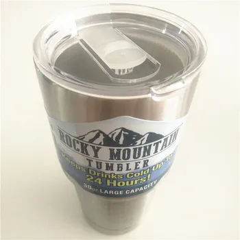 

Free Shipping Stainless Steel Travel Tumbler Cup - 30 oz Double Wall Vacuum Insulated Drinking Thermal Mug w/ Slider Lid(00389)
