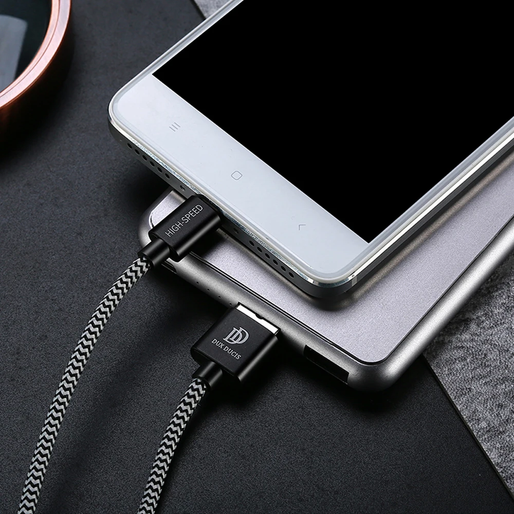 DUX DUCIS Micro USB кабель 2A кабель для быстрой зарядки для Xiaomi samsung Android Microusb кабель для зарядки и передачи данных кабель для мобильного телефона 1 м 2 м