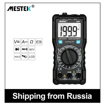 

MESTEK Digital Multimeter True-RMS 1999 Counts AC/DC Ammeter Voltmeter Ohm Multimetro Tester Multimeters Voltage Multimetre DM91