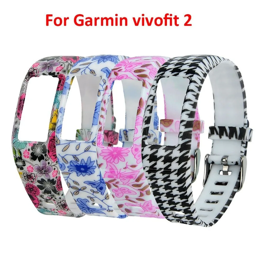 JM2GJHS) 4 шт./лот PY-0I9 мягкий силиконовый сменный Браслет для Garmin Vivofit 2, Garmin Vivofit 2 фитнес-браслет