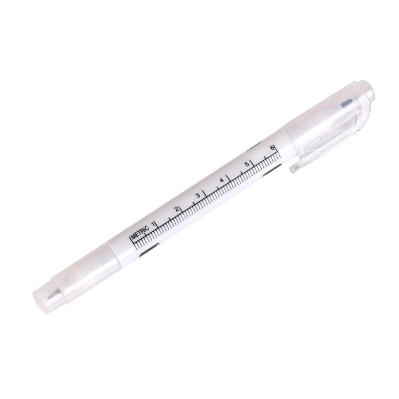 1pc Tattoo Skin Marker Piercing Marking Pen for Eyebrow Tattoo Scribe Tool Supply Surgical Double Head Point Marking 1mm 0.5 mm