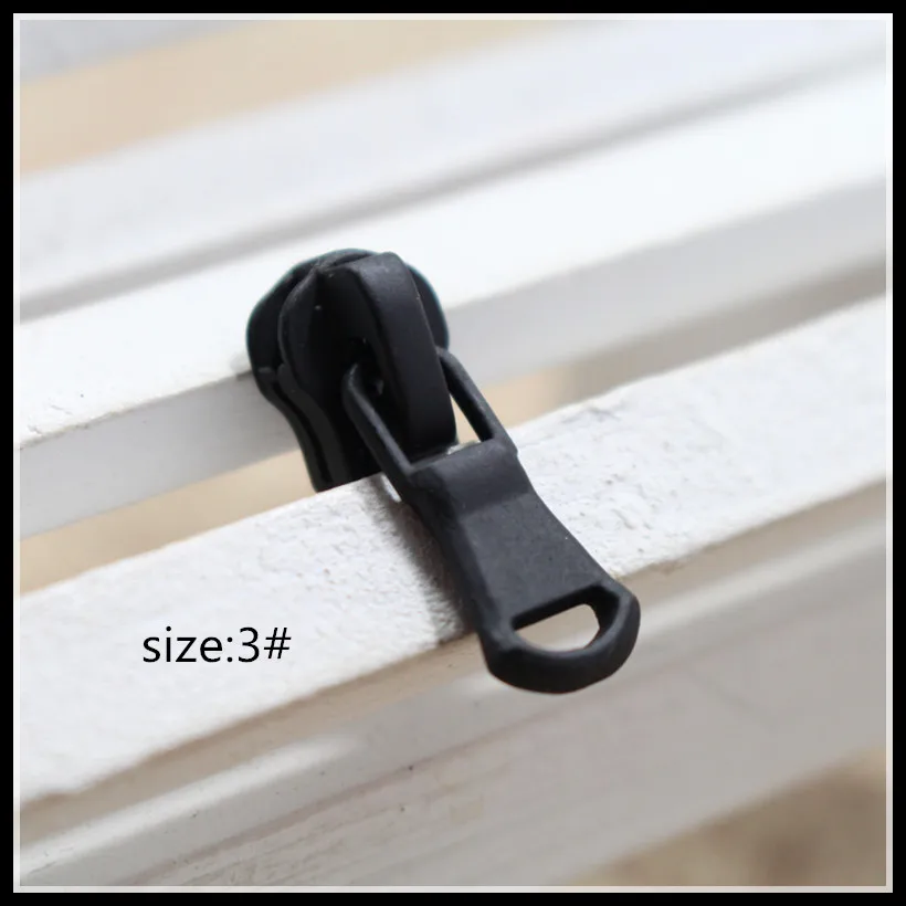 3 Wholesale 10pcs Zipper Sliders black Metal Zipper Pulls zipper Head
