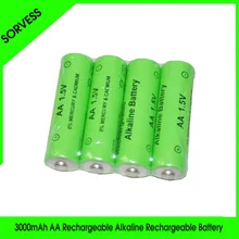 Sorvess 2-8 шт./лот AA батарея 3000mah 1,5 V Щелочная aa Аккумуляторная батарея для дистанционного управления игрушечный светильник Batery