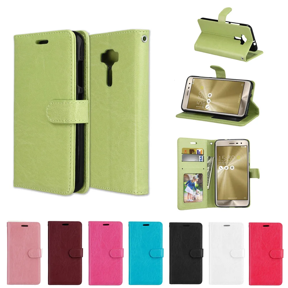 

For ASUS ZD552KL ZX551ML ZS550KL ZC520TL Flip Case For ASUS ZC554KL ZD552KL ZB500KL ZE520KL ZB501KL Cover PU Leather Phone Case