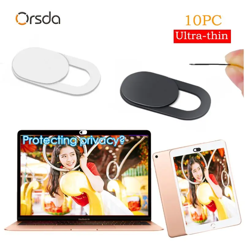 

Orsda 10P WebCam Cover r ultra-thin Shutter MagnetCamera Cover For Web Laptop iPad laptop camera cover macbook air