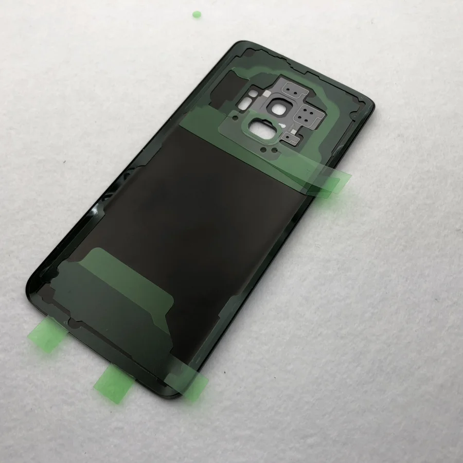 Запасная крышка для Samsung Galaxy S9 G950 Plus G965 + стеклянная аккумулятора корпус двери ЖК