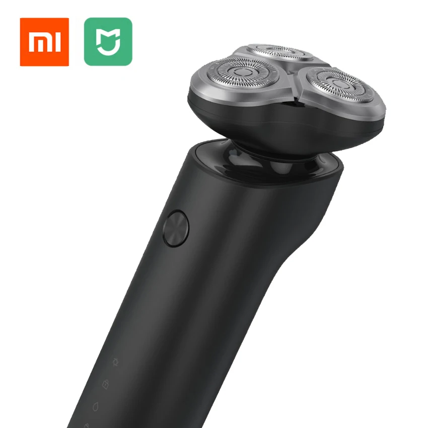 Online Original Xiaomi Mijia máquina de afeitar eléctrica 3 cabeza Flex seco mojado afeitado lavable principal Sub de doble cuchilla Turbo + modo comfy Clean