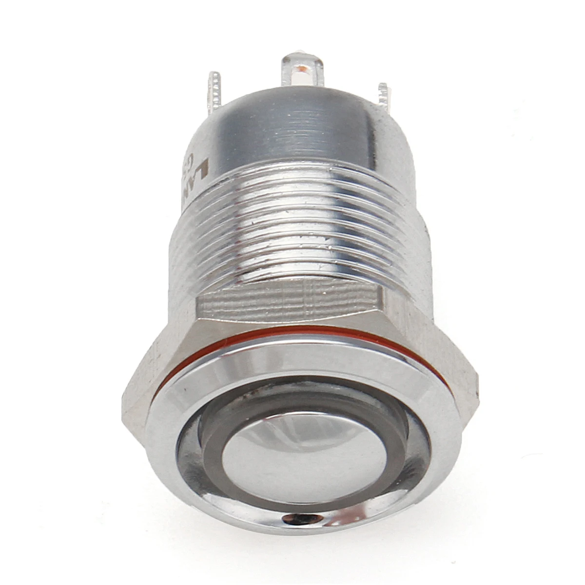 12 V-24 V 4Pin с бистабильным самоблокирующимся переключателем 12 мм металлический вкл/выкл светодиодная Кнопка рычаг управления для мотоцикла переключатель Водонепроницаемый