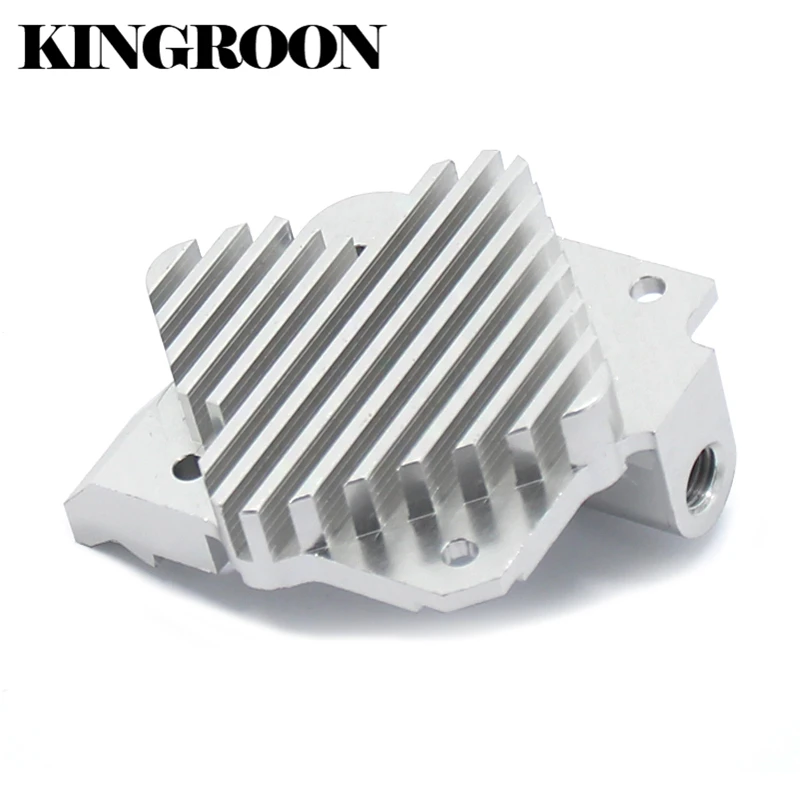 

KINGROON Upgrade Titan Aero Heatsink Part For 1.75mm Filament V6 Hotend With Block 3D Printers Parts Aluminum Short Distance