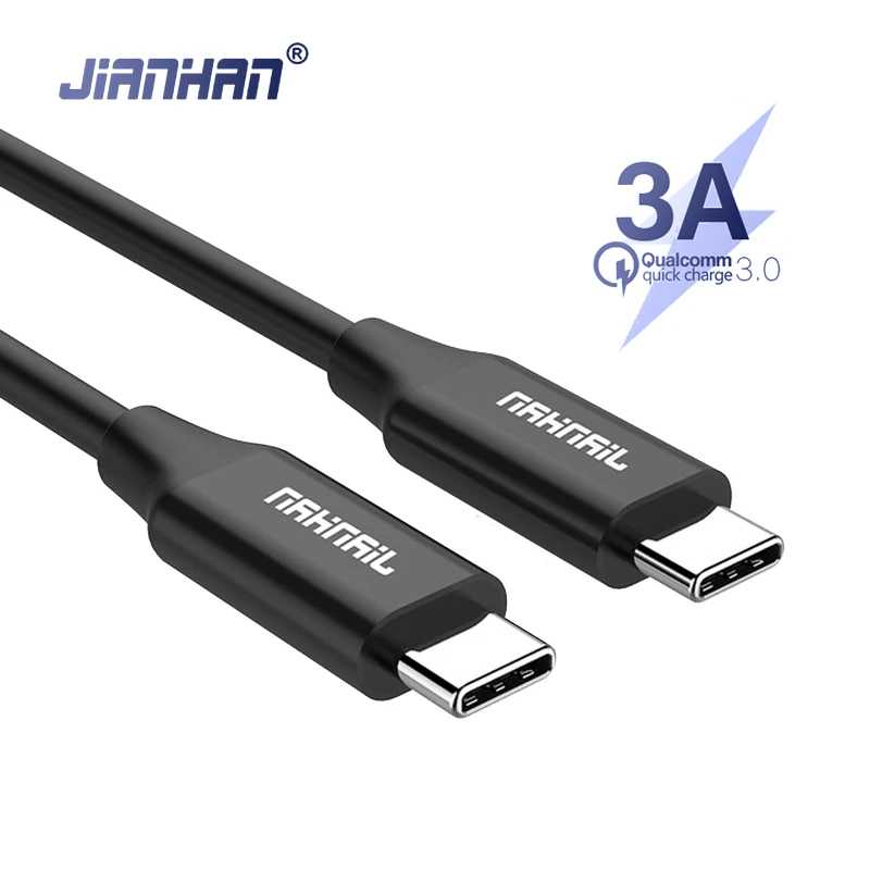 Кабель USB 3 1 Type C-Type C для быстрой зарядки и передачи данных 3A | Мобильные телефоны