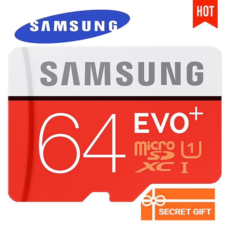 Подлинная samsung EVO+ micro sd карта 32 Гб 128 Гб 64 Гб класс 10 Карта памяти SDHC SDXC TF карта microsd до 80 МБ/с./с картао де Мемория