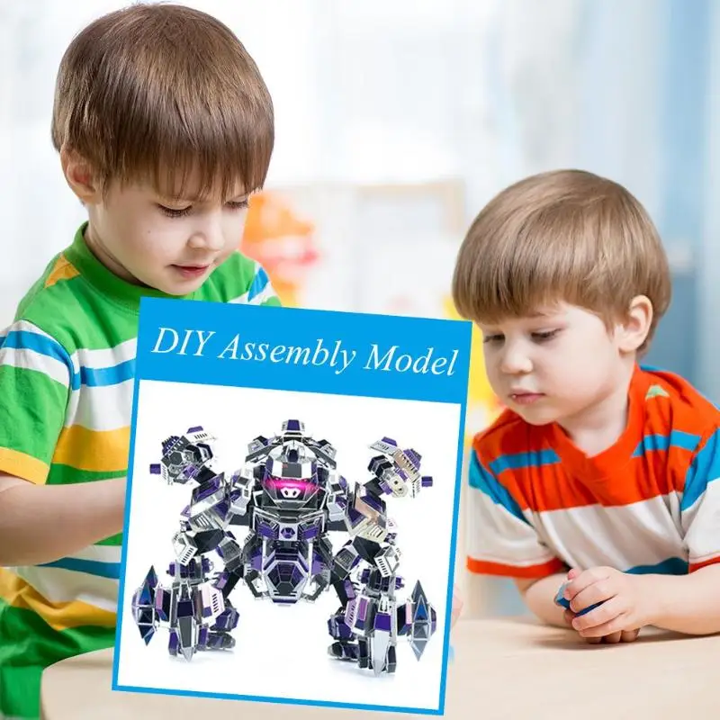 Металлические Пазлы Обучающие 3D игрушки DIY сборочные модели для детей вечерние