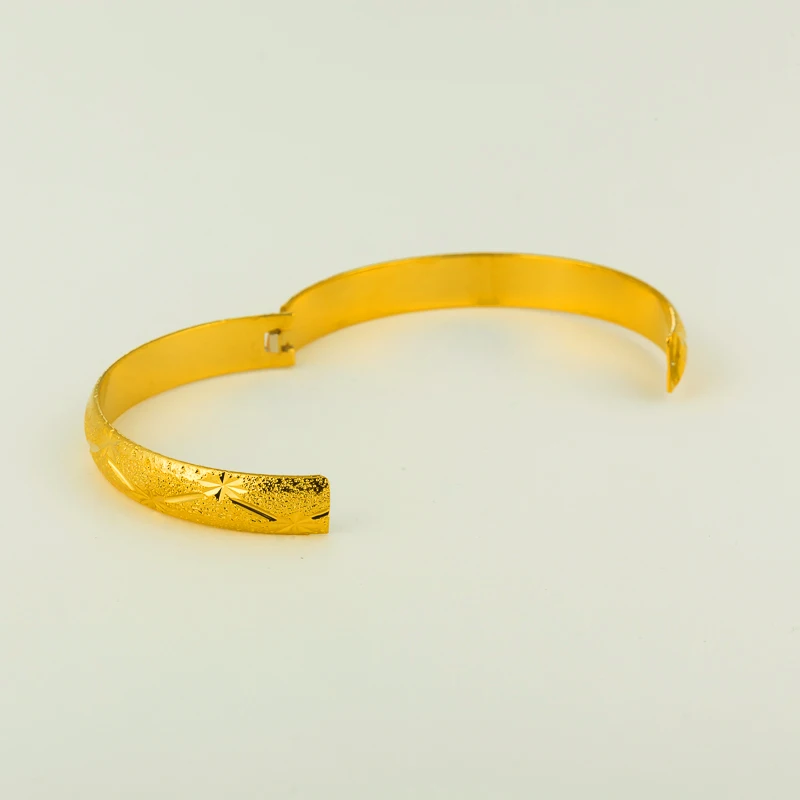 4 шт. женские золотые браслеты ширина 10/64 мм|gold bangle|dubai gold banglesgold bangles dubai |