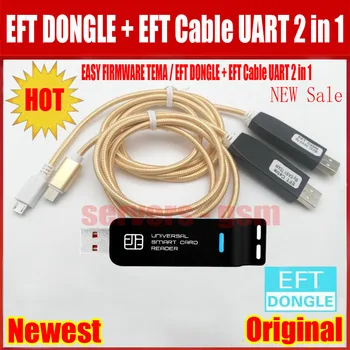 

2019 Newest 100% Original EASY FIRMWARE TEMA / EFT DONGLE + EFT Cable UART 2 in 1 Free Shipping