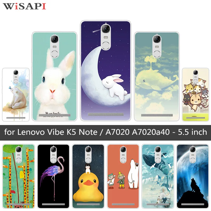 Мягкий чехол из ТПУ Для Lenovo Vibe K5 Note чехлы для телефонов A7020 A7020a40 прозрачный