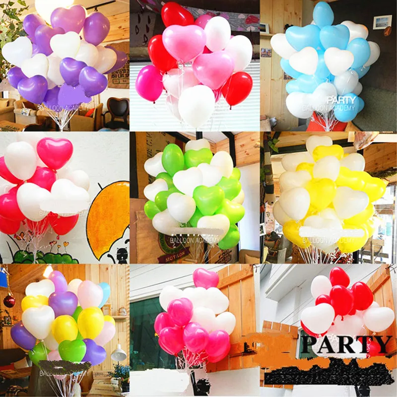 

5pcs 12inch 2.2g Pink Pearl Latex Balloons Heart Inflatable Round Air Balls Wedding Happy Birthday Party Balloons Decoration Toy