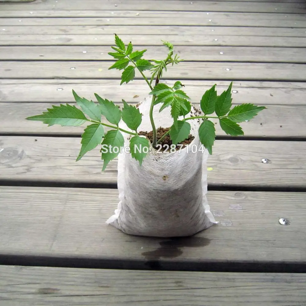 Seed Germinate Sprout Plant Cutting Clone Grow Pot Fabrics Bag Breathable 