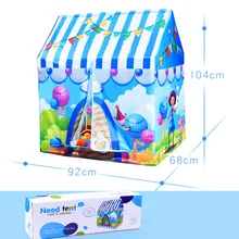 Креативный тент для игры детей Инструменты для игры на открытом воздухе и в помещении 4 цвета Avalibale девочка дом принцессы мальчик маленький тент Бытовая игрушка