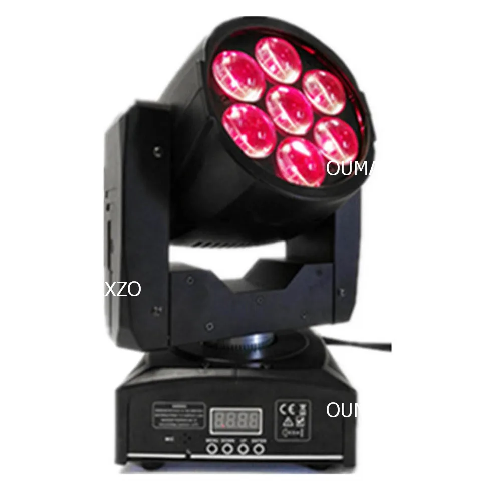 Movendo a Cabeça de Impressão Movendo a Cabeça 6 Pçs e lote & Flightcase Zoom Lavagem Feixe 4 em 1 12 w x 7 Pcs Led Mini X4s Zoom 7 Pcs 12 w Levou Glp 3 6 pçslote & flightcase Zoom Lavagem Feixe