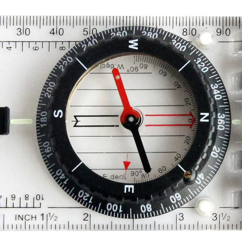 Открытый Кемпинг направленная беговая дорожка Пешие прогулки специальный компас опорная плита линейка карта компас со шкалой для кемпинга и пеших прогулок