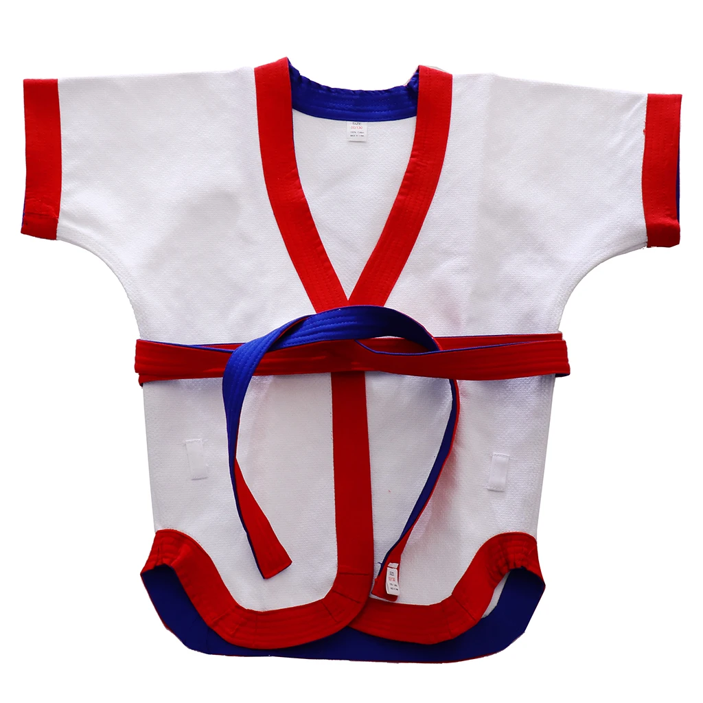 Chinese Wrestling Uniform Cotton Suit Top Clothes Pants Costume Sportswear for Taichi Judo Jitsu Taekwondo Competition Training