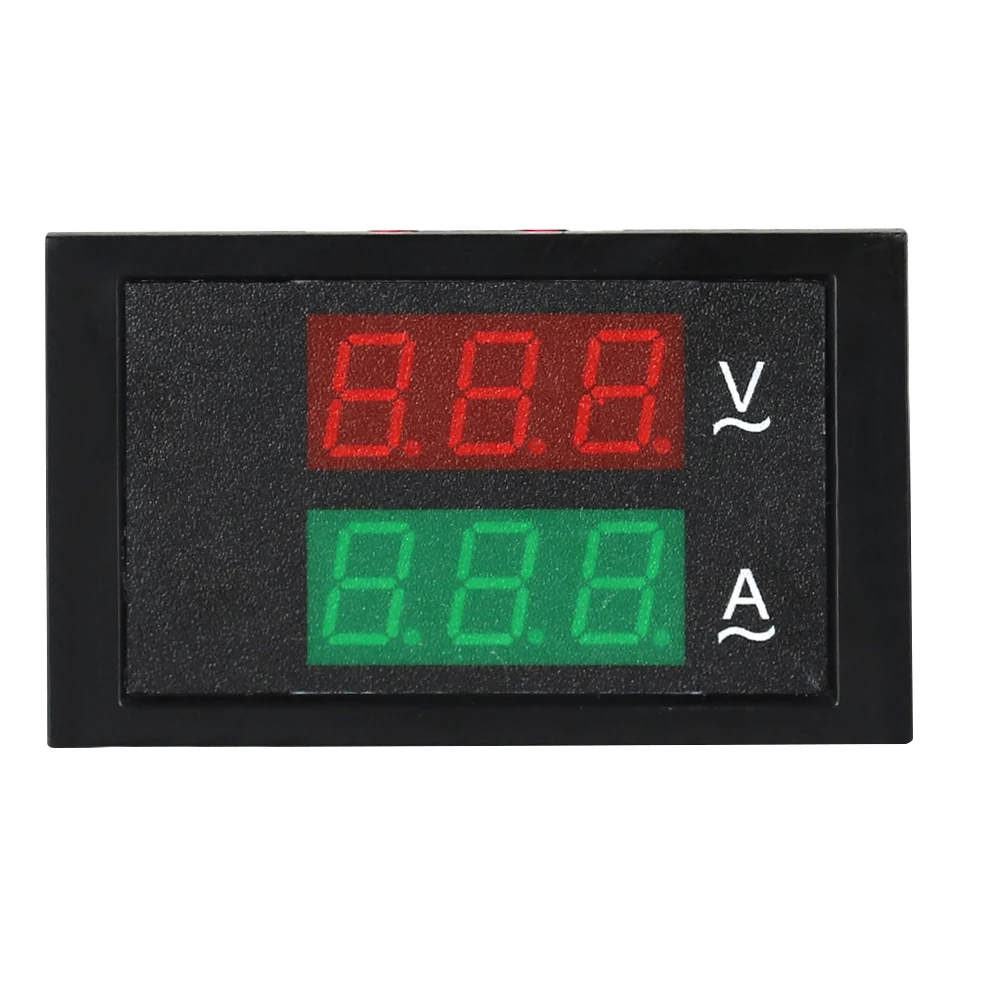 AC80-300V 0-100.0A цифровой измеритель напряжения светодиодный амперметр вольтметр измеритель тока диагностический инструмент voltimetro с трансформатором тока