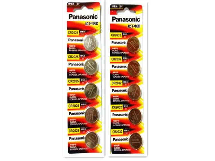 Оригинальный фирменный Новый аккумулятор для PANASONIC cr2032 cr 2025 10 шт. 3 в батарейки
