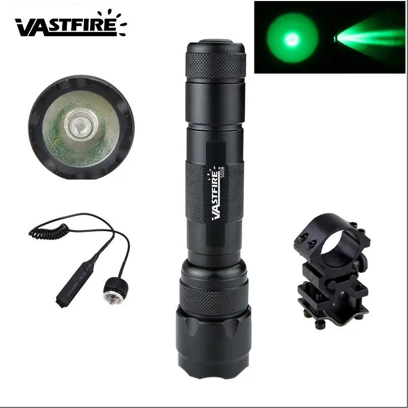 Tactical Flashlight 8000Lumen LED Light with Dot Scope Rail Mount for Hunting US