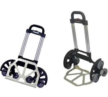 

Aluminum Alloy Portable Trolley High Quality Foldable Shopping Cart Six Wheel Climbing Cart Telescopic Rods Luggage Cart