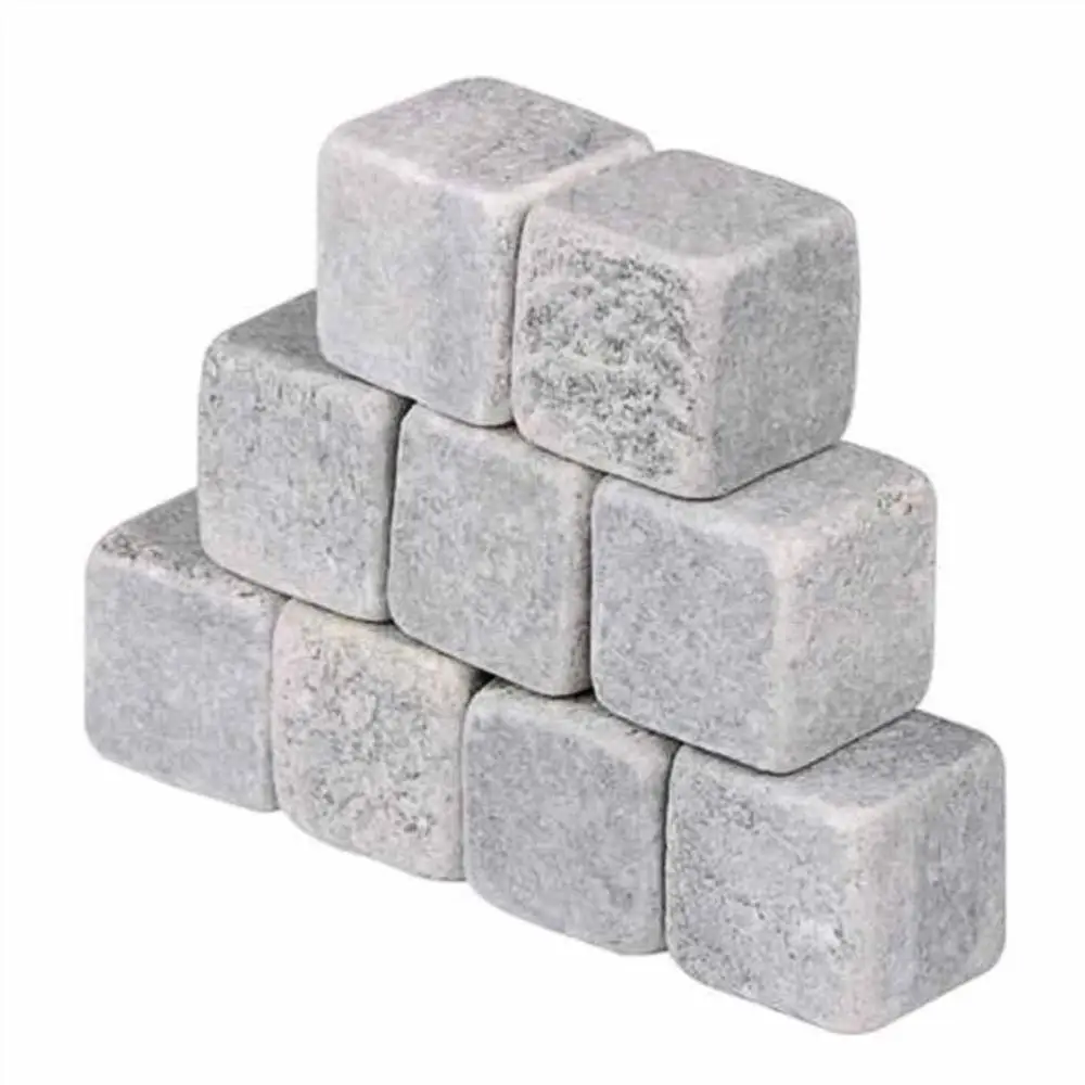 9 шт./компл. Soapstone камни для виски напитки ледяное пиво охлаждающий | Статуэтки и миниатюры -33027853620