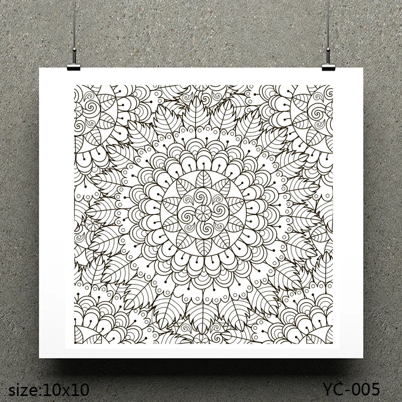 

AZSG Flower in leaves/Coat of arms Clear Stamps For Scrapbooking DIY Clip Art /Card Making Decoration Stamps Crafts