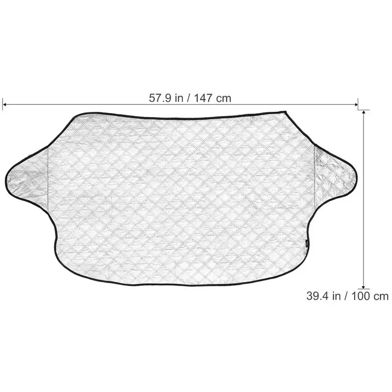 VORCOOL SUV универсальный автомобильный чехол на лобовое стекло для любых погодных условий, снежный лед, защита от пыли и защита от солнца, подходит для большинства автомобилей