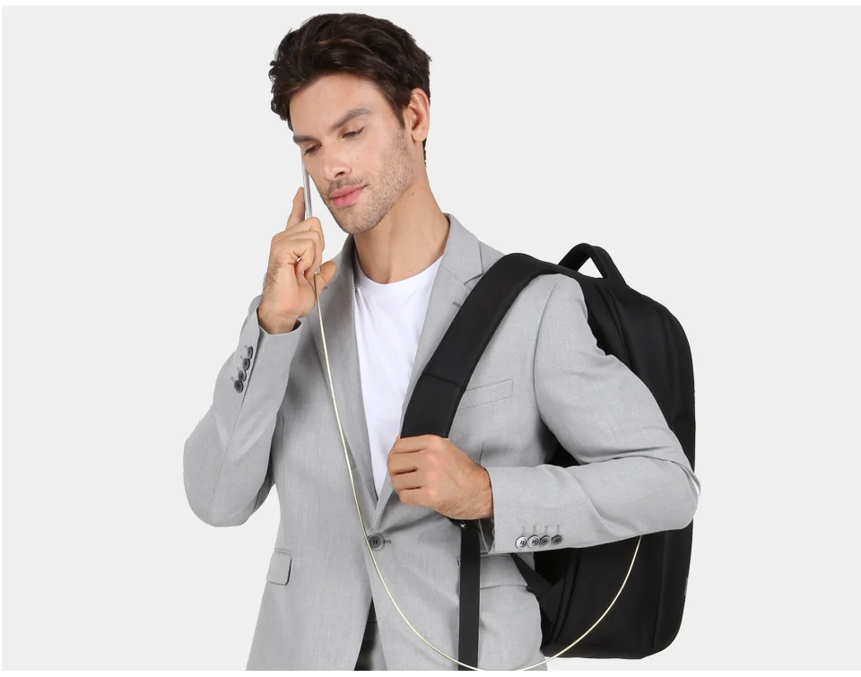 Kingsons, многофункциональные мужские рюкзаки для ноутбука 17 дюймов с зарядкой от usb, модный мужской рюкзак Mochila для отдыха и путешествий