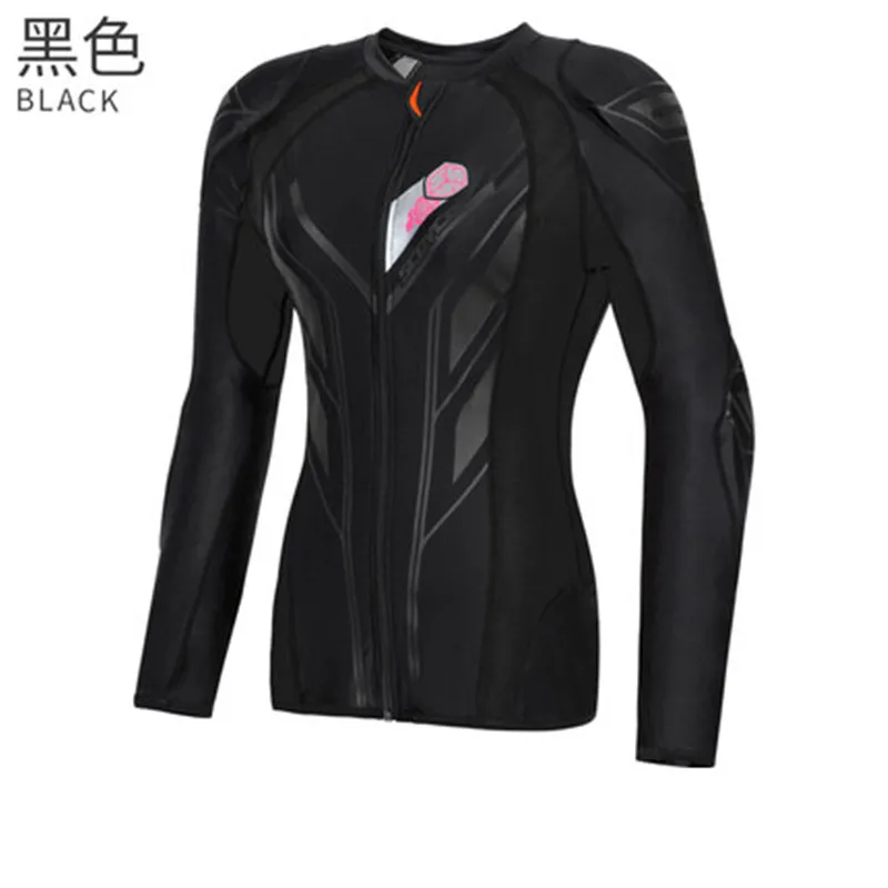 SCOYCO AM03W женщина Автогонки мотокросса Prptective куртка внедорожный мотоцикл Armor gear протектор Спортивная одежда-черный/розовый