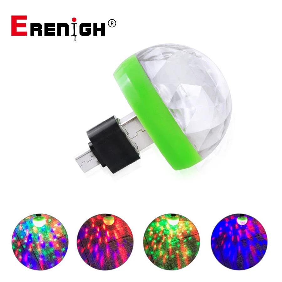 Светодиодный ночник меняемый по звуку USB мини светильник s RGB лампа для украшения