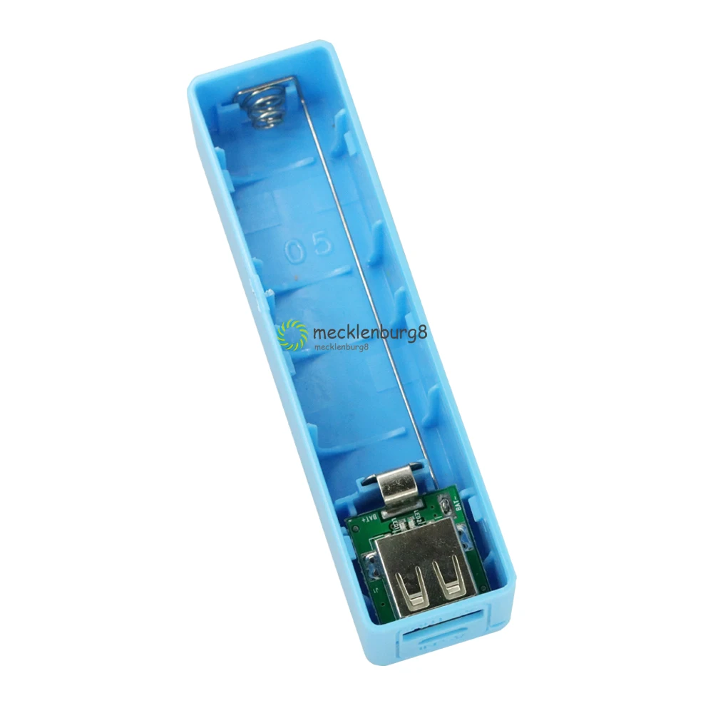 USB ersatz batterien für handys Fall Kit 18650 solar panel box kit shell BLAU DIY Kit