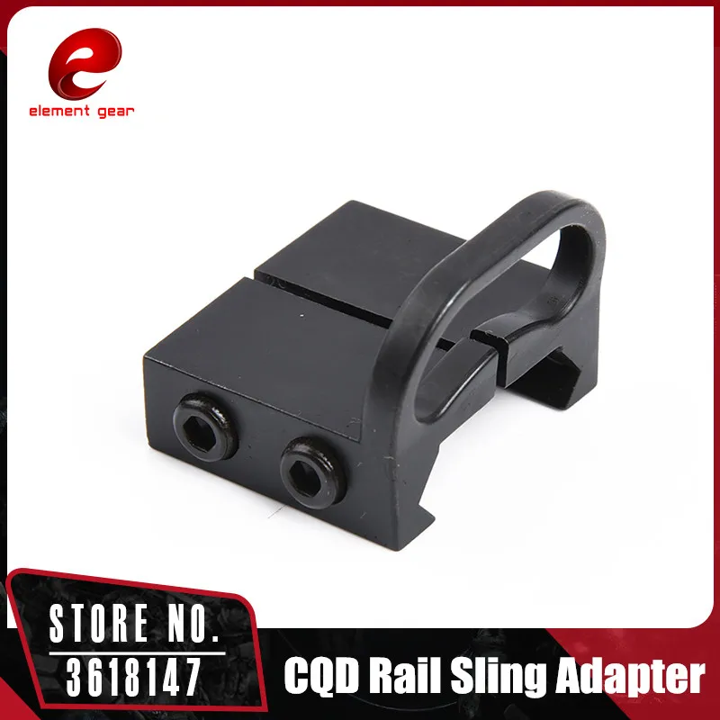 

Element Tactical Steel CQD Forward Sling Mount Airsoft Attachment Point for 20mm Picatinny Rail Mount Adapter Black CY04019