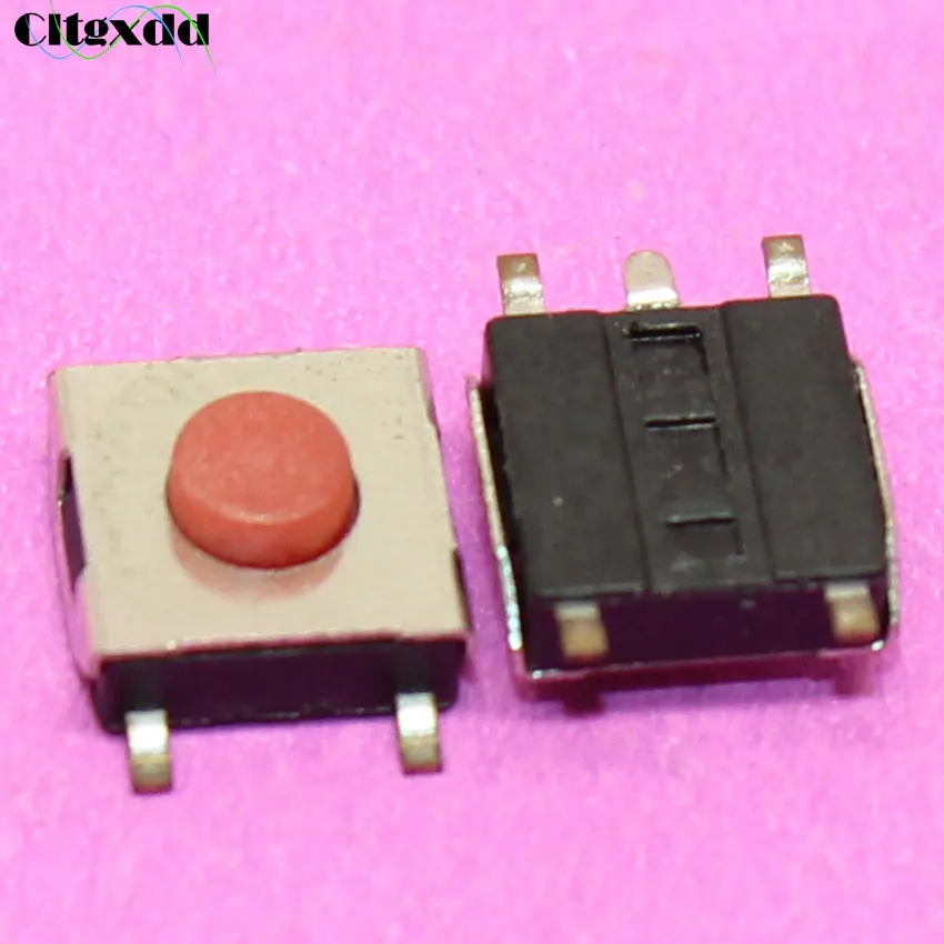 Cltgxdd 1 ~ 100 шт сенсорный Переключатель ВКЛ/ВЫКЛ 6*6*3 м 5pin SMD tactbile puch