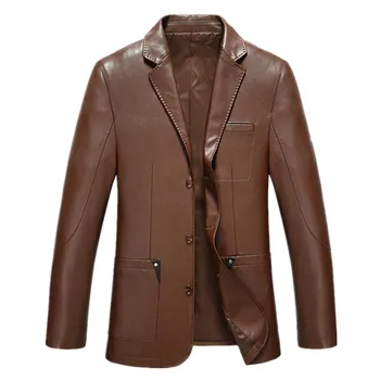 

During the spring and autumn 2017 men leather jacket Suits brought the cultivate one's morality leisure leather coat