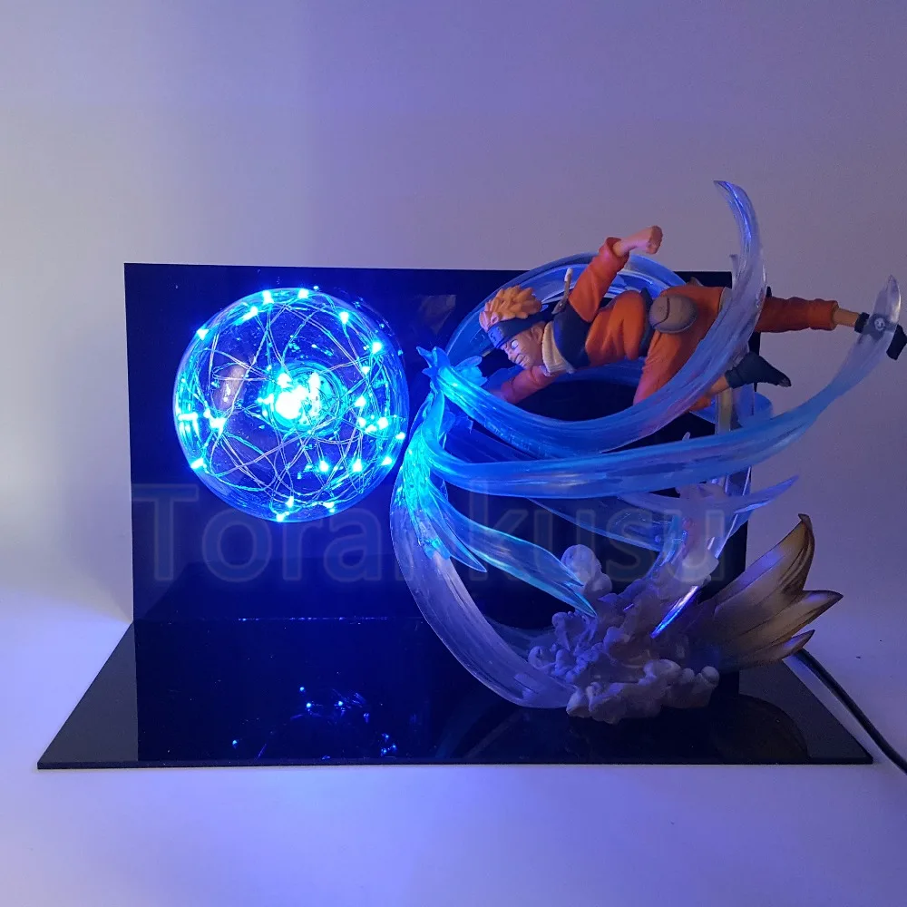 Наруто Rasengan светодиодный светильник DIY Набор Модель игрушки Uzumaki Наруто Саске Uzumaki большой Rasengan DIY130 Brinquedos Juguetes игрушка